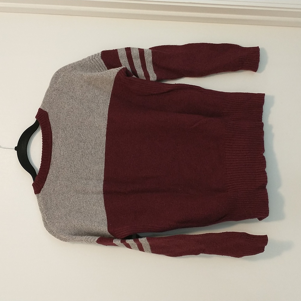 Madewell varsity striped knit crew neck sweater - Picture 5 of 5